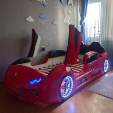 Дитяче ліжко машина Lamborghini Red 190х90 см